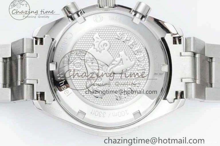 0405 Speedmaster Racing Master SS HKF Best Edition Black Dial on SS Bracelet A Versatile 7810